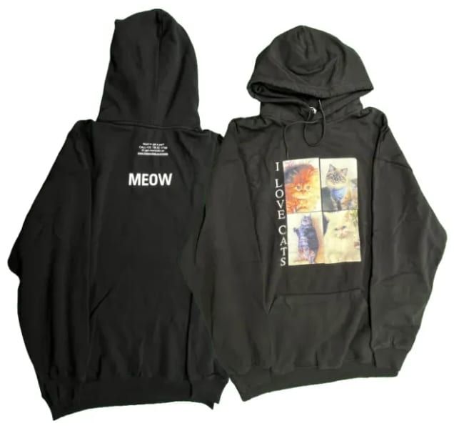 "I LOVE CATS" Hoodie