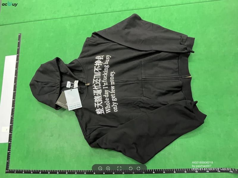 'Only get few money'' Hoodie QC 1