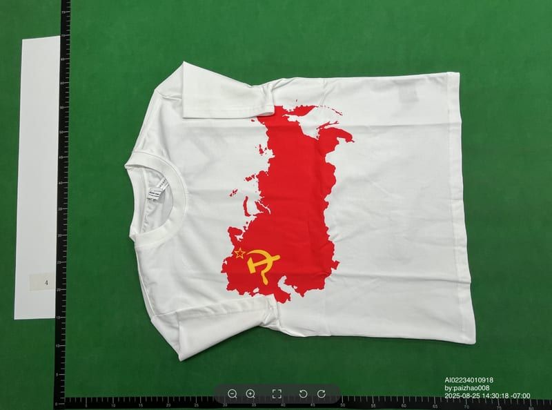 ZSRR White tee ''From the street'' QC 1