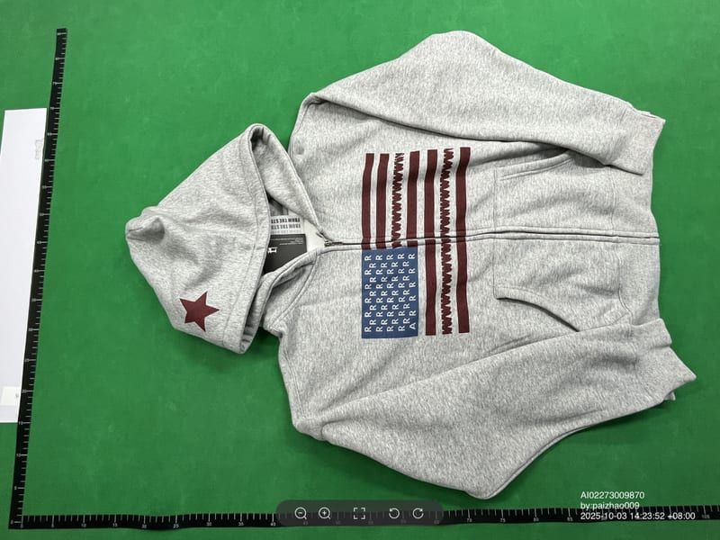 From The Street Flag Zip Up QC 1