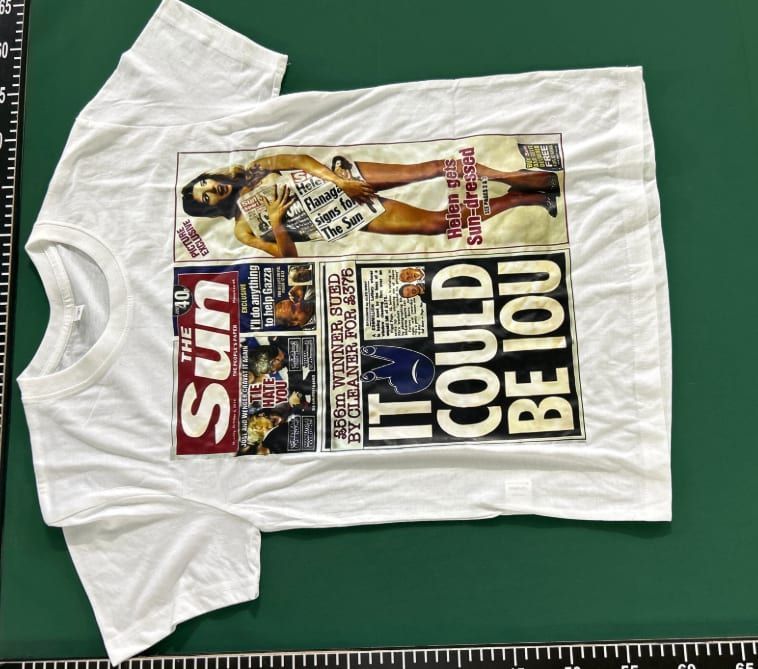 "Helen gets sun-dressed" Tee QC 1