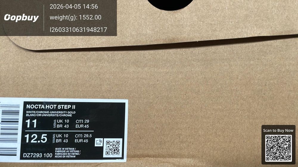 NOCTA x Nike Hot Step Air Terra 2 Sneakers QC photo 2