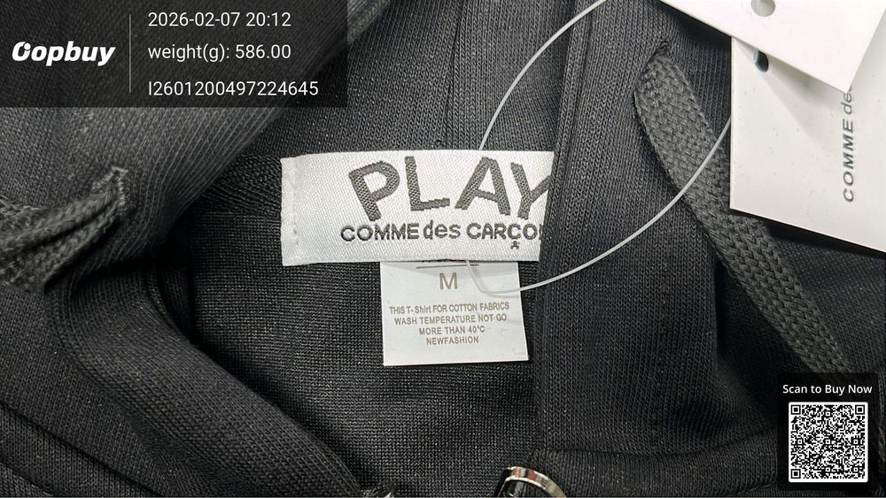Play Comme des Garçons CDG Hoodie QC photo 5