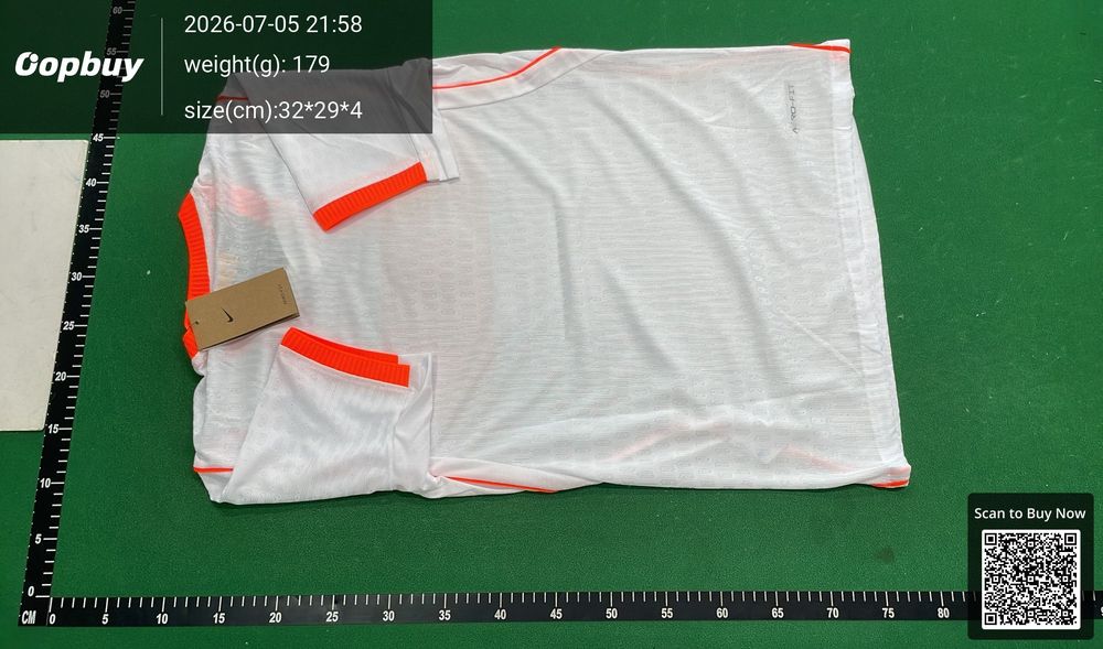 2026 World Cup Netherlands Away Jersey Player Version QC photo 3