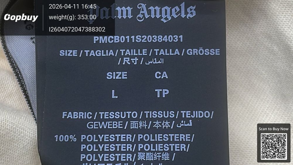 Palm Angels Tee QC photo 1