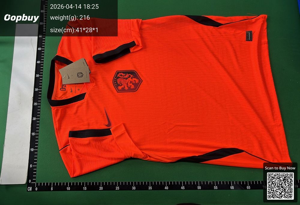 2026 World Cup Netherlands Home Jersey Player Version QC photo 2
