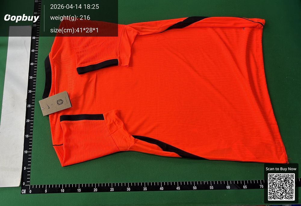 2026 World Cup Netherlands Home Jersey Player Version QC photo 3
