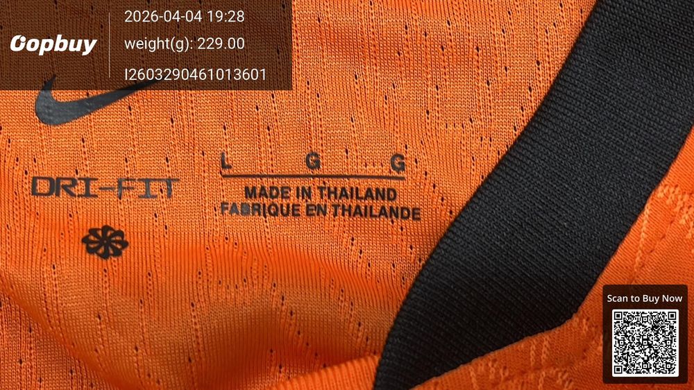 2026 World Cup Netherlands Home Jersey Player Version QC photo 5