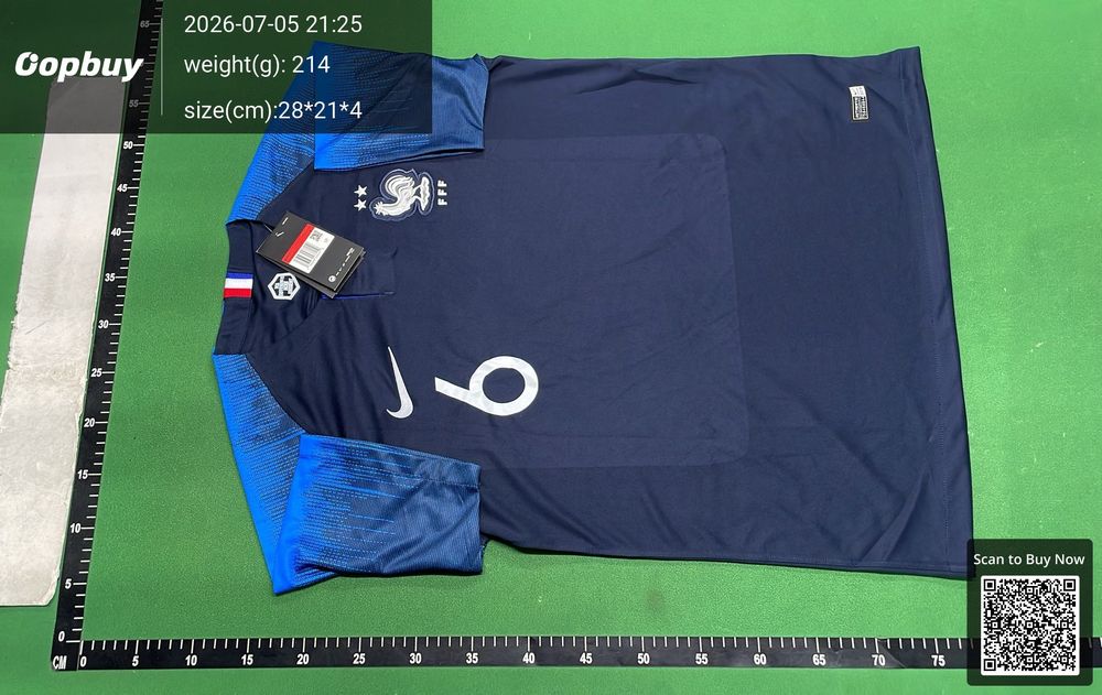 18 Season France Home Retro Fan Version QC photo 2