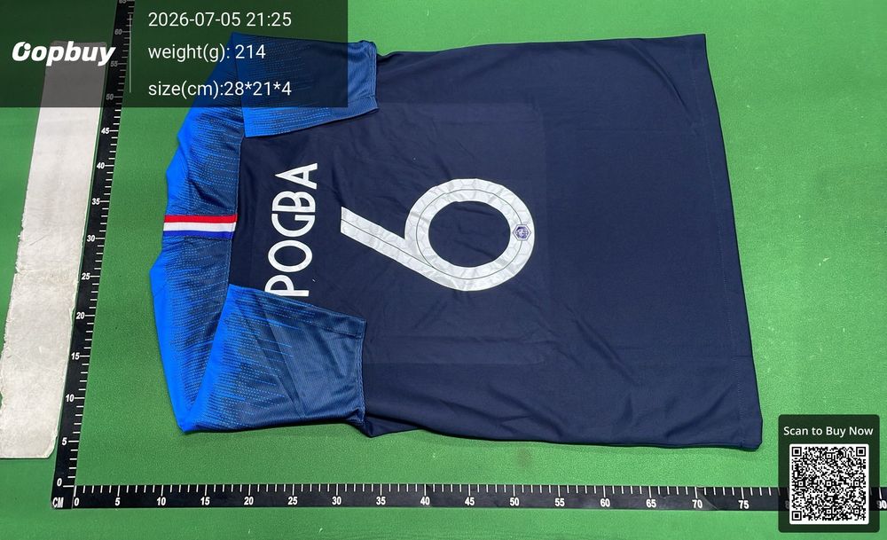 18 Season France Home Retro Fan Version QC photo 3