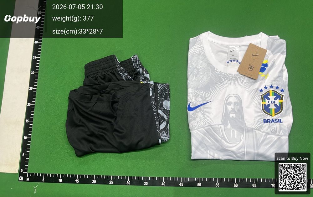 25/26 Season Brazil Jesus Training Vest Fan Version QC photo 5