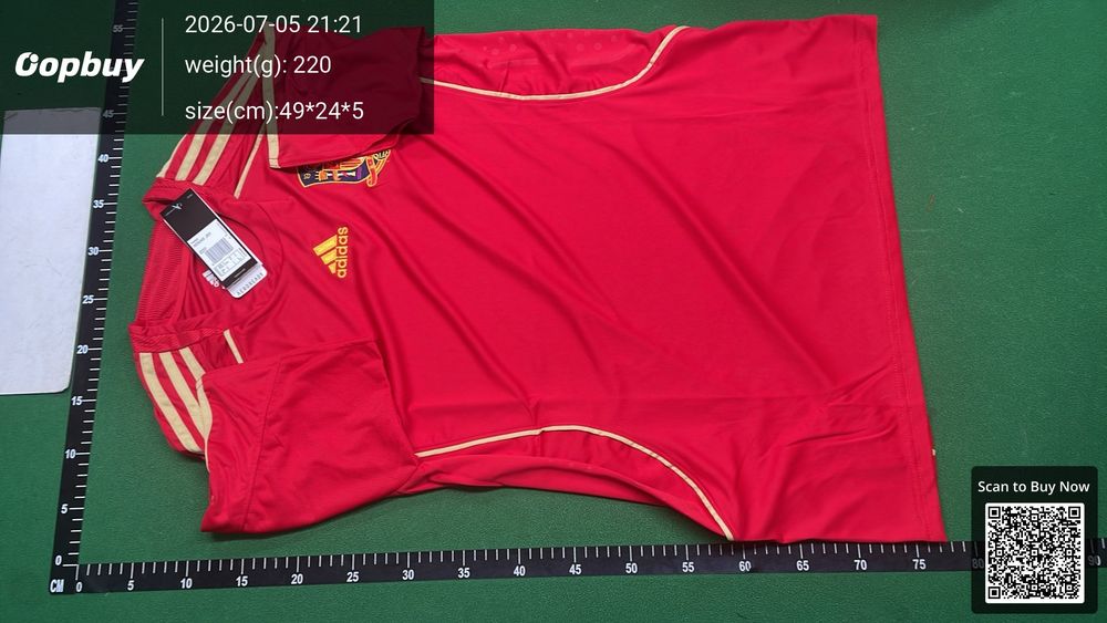 2008 Season Spain Home Retro Fan Version QC photo 2
