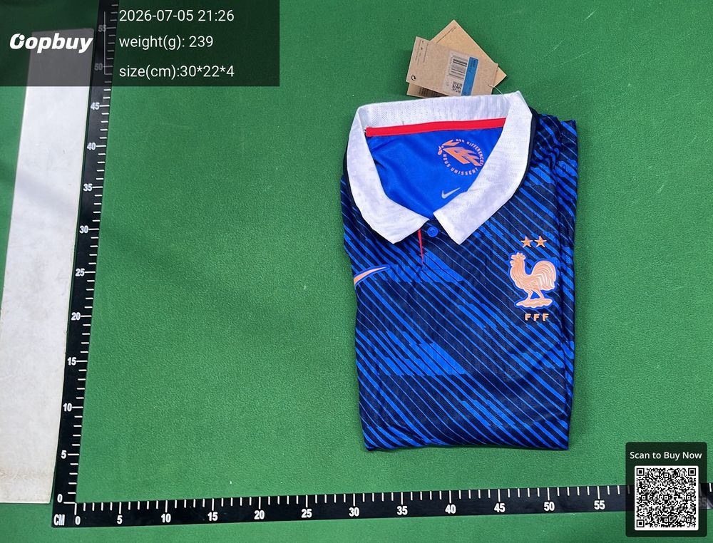 2026 World Cup France Home Jersey Player Version QC photo 4