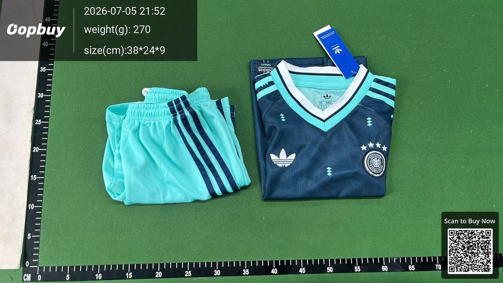 2026 FIFA World Cup Germany Away Kids Kit QC photo 5