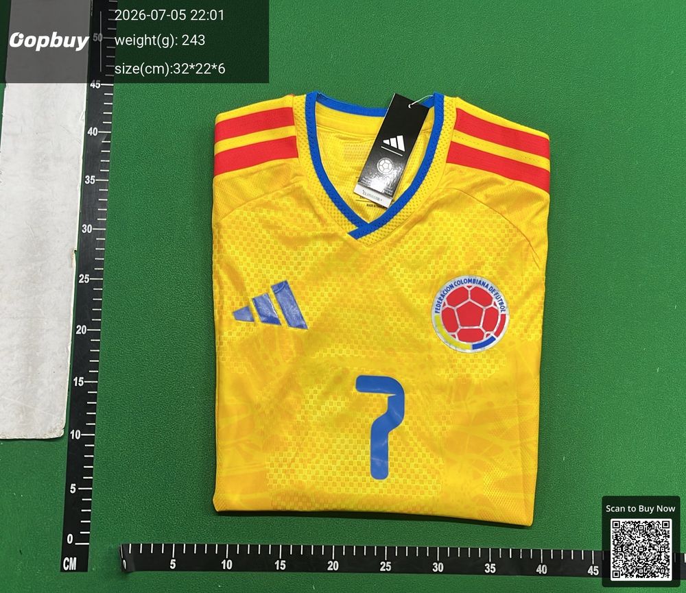 2026 FIFA World Cup Colombia Home Player Version QC photo 4