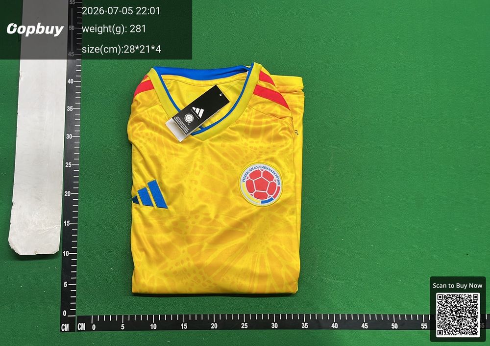 2026 FIFA World Cup Colombia Home Long Sleeve Fan Version QC photo 4
