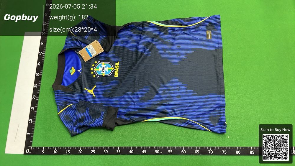 2026 World Cup Brazil Away Jersey Player Version QC photo 2