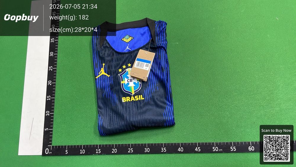 2026 World Cup Brazil Away Jersey Player Version QC photo 4
