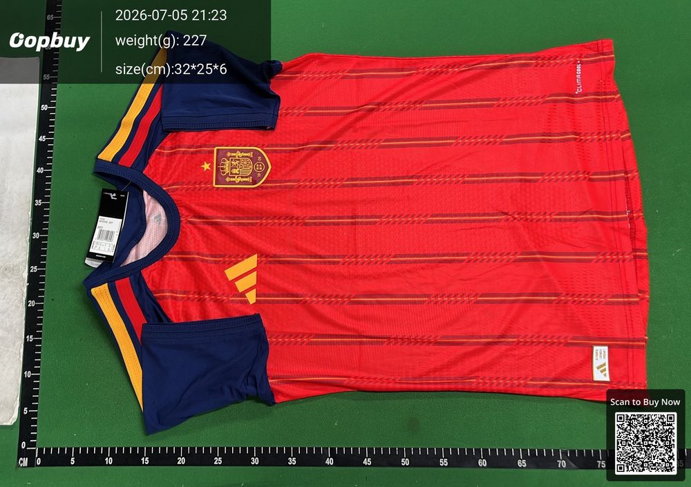 2026 World Cup Spain Home Jersey Player Version QC photo 2