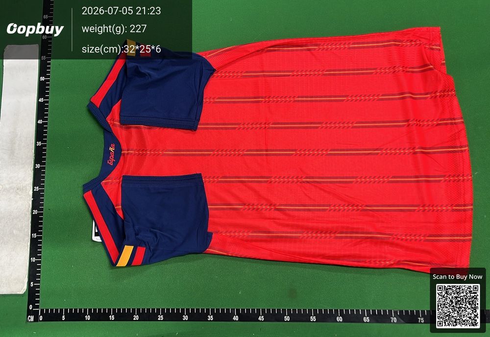 2026 World Cup Spain Home Jersey Player Version QC photo 3