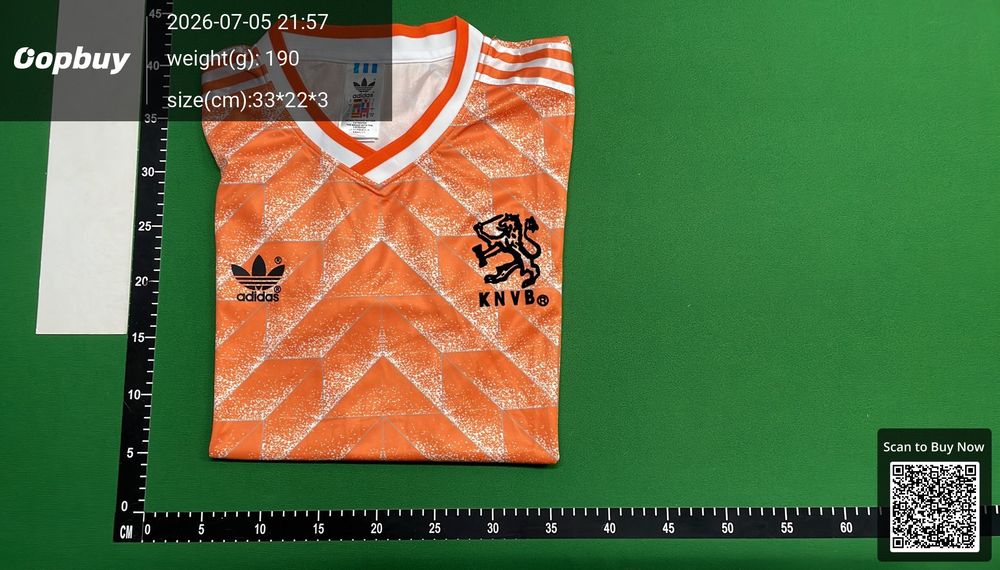 1988 Season the Netherlands Home Retro Fan Version QC photo 4