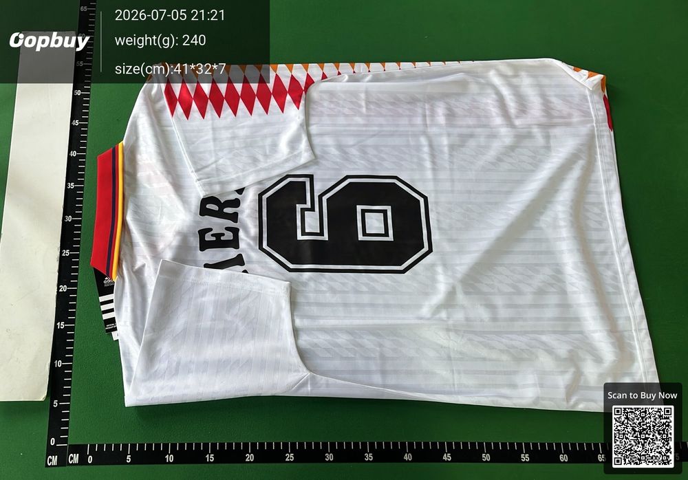 1994 Season Spain Away Retro Fan Version QC photo 3