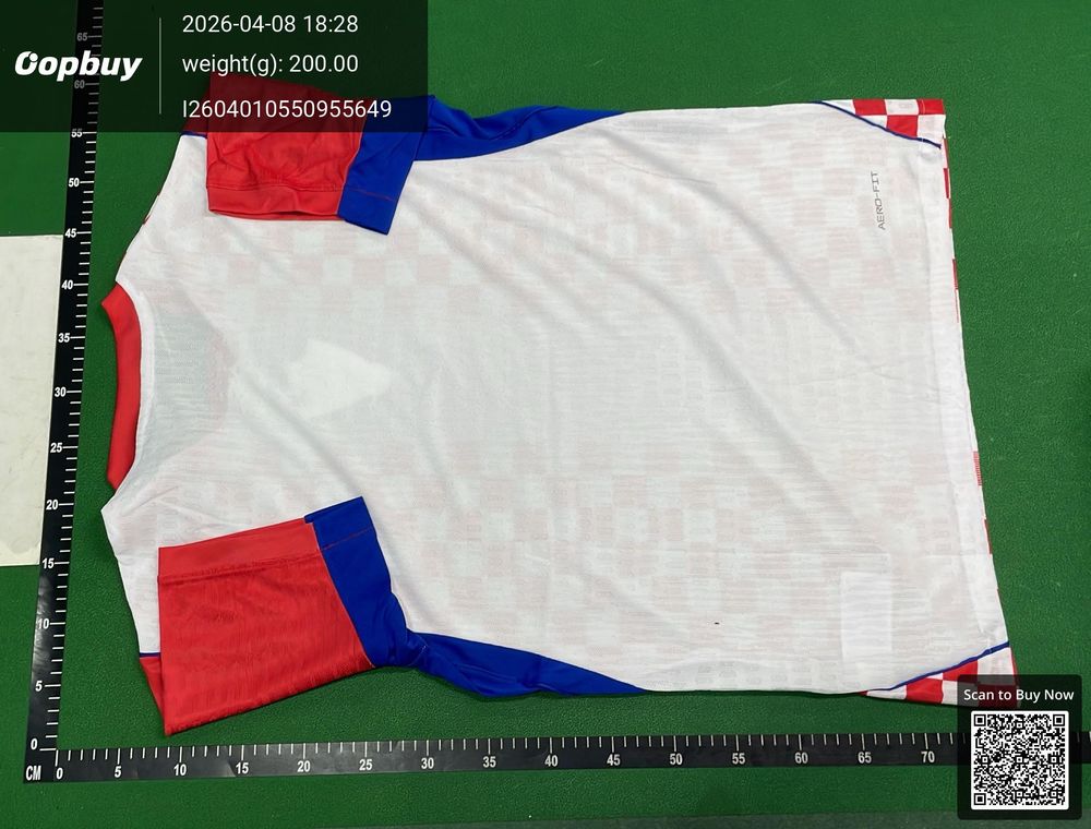 2026 World Cup Croatia Home Jersey Player Version QC photo 3
