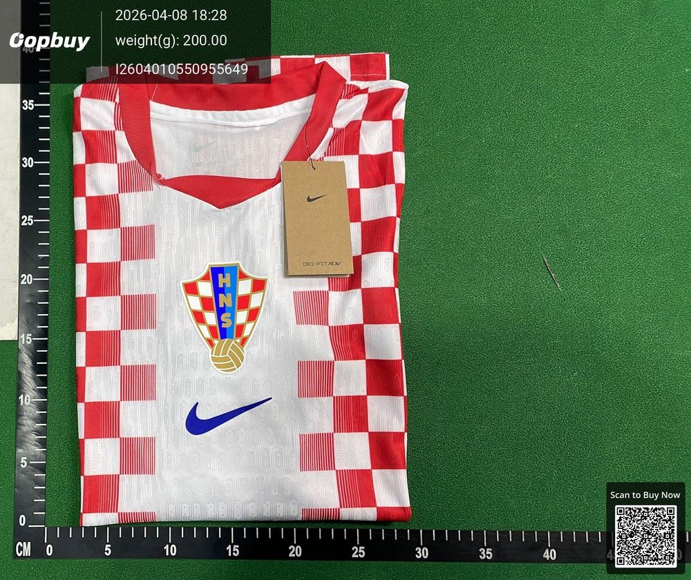 2026 World Cup Croatia Home Jersey Player Version QC photo 4