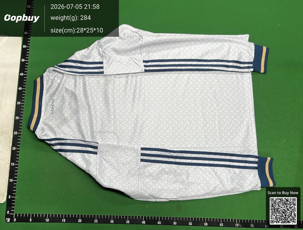 2026 FIFA World Cup Italy Away Long Sleeve Fan Version QC photo 3