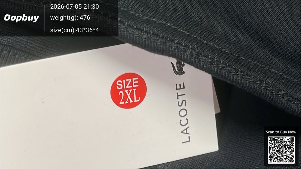 Lacoste Hoodie QC photo 1