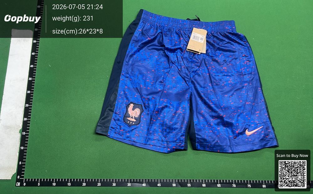 2026 FIFA World Cup France Home shorts QC photo 2
