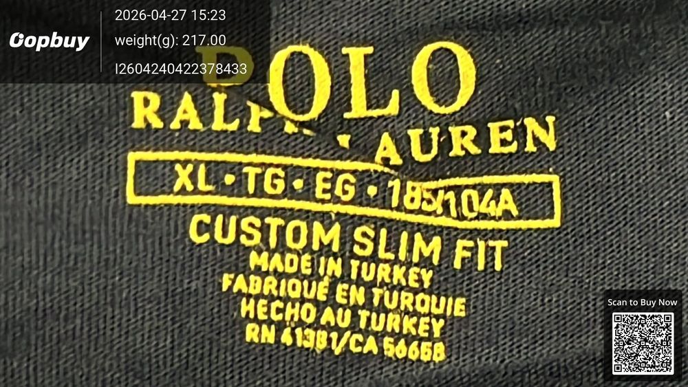 Ralph Lauren Tee QC photo 1