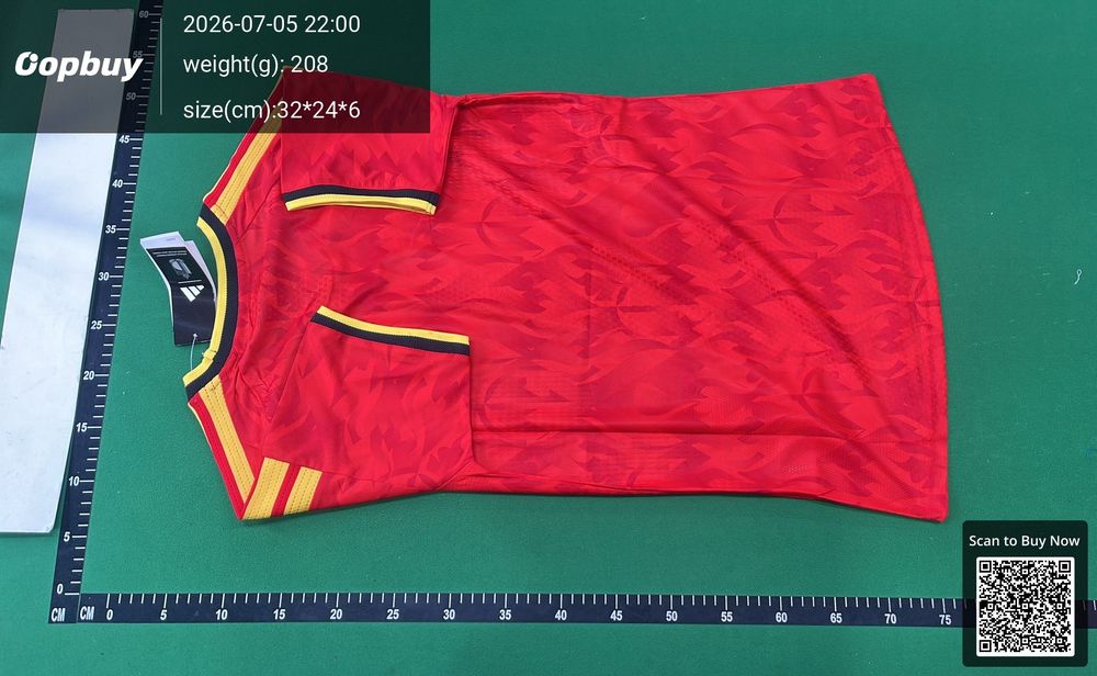 2026 FIFA World Cup Belgium Home Women's Shirt QC photo 3