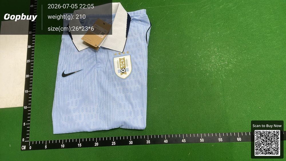 2026 World Cup Uruguay Home Jersey Player Version QC photo 4
