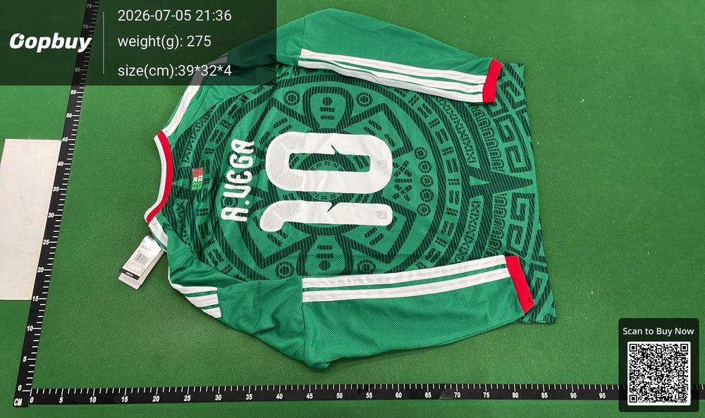 2026 FIFA World Cup Mexico Home Long Sleeve Fan Version QC photo 3