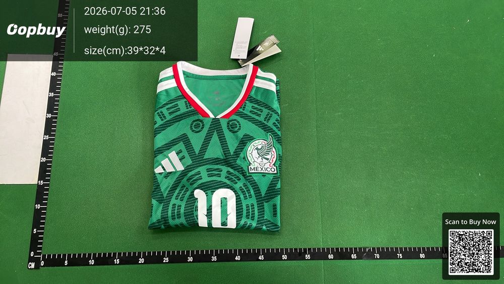 2026 FIFA World Cup Mexico Home Long Sleeve Fan Version QC photo 4