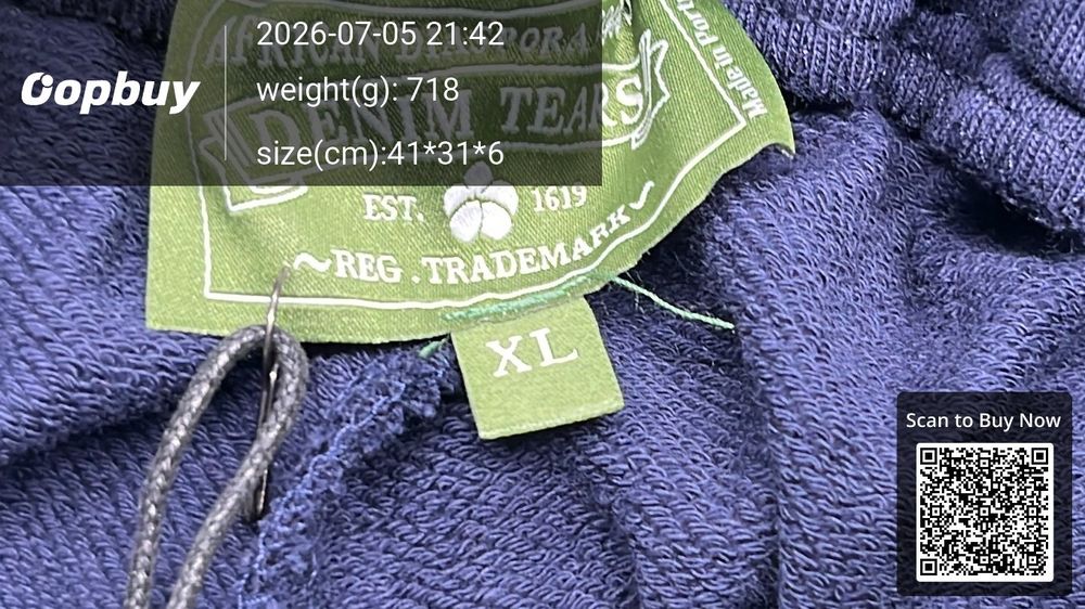 Denim Tears Pants QC photo 1