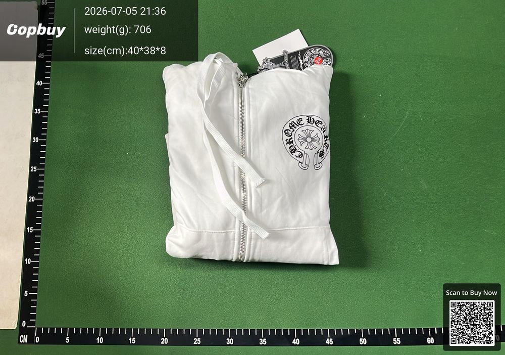 Chrome Hearts Zipper Hoodie QC photo 4
