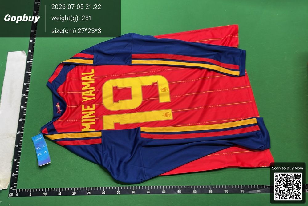 2026 FIFA World Cup Spain Home Long Sleeve Fan Version QC photo 3