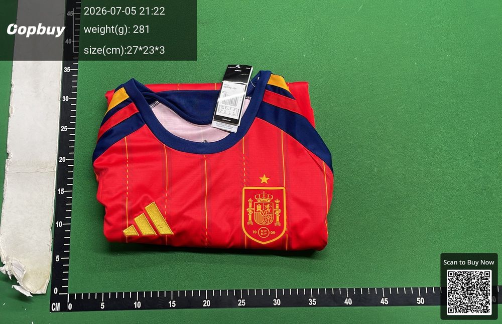 2026 FIFA World Cup Spain Home Long Sleeve Fan Version QC photo 4