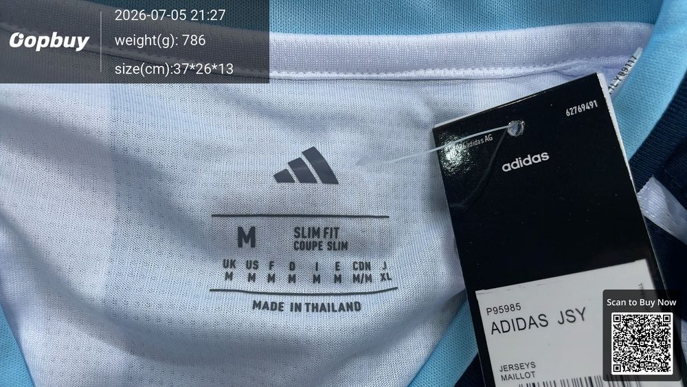 2026 FIFA World Cup Argentina Home Long Sleeve Fan Version QC photo 1