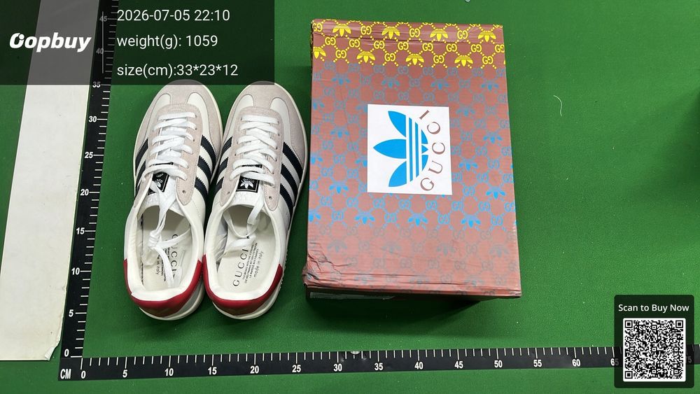 Adidas Gazelle x Gucci QC photo 1