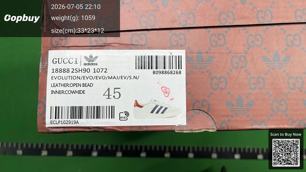 Adidas Gazelle x Gucci QC photo 2