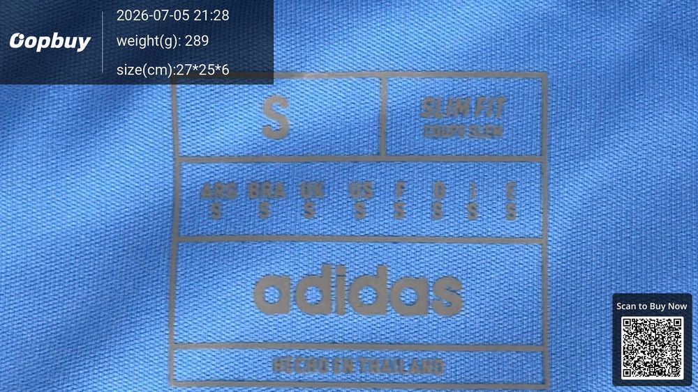 24/25 Argentina Training Vest Fan Version QC photo 1