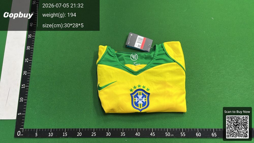 2004 Season Brazil Home Retro Fan Version QC photo 4