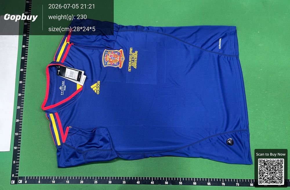 2010 Season Spain Away Retro Fan Version QC photo 2
