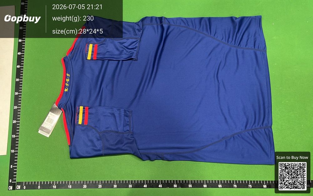 2010 Season Spain Away Retro Fan Version QC photo 3