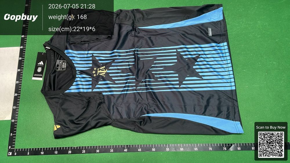 2024 Season Argentina Black training suit Fan Version QC photo 2