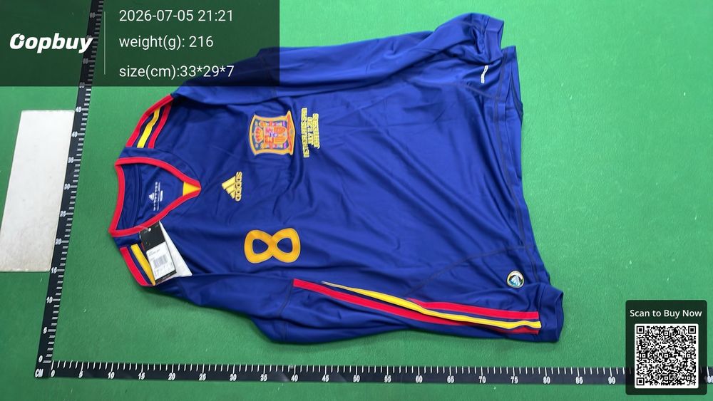 2010 UEFA Spain Away Long Sleeve Retro Fan Version QC photo 2