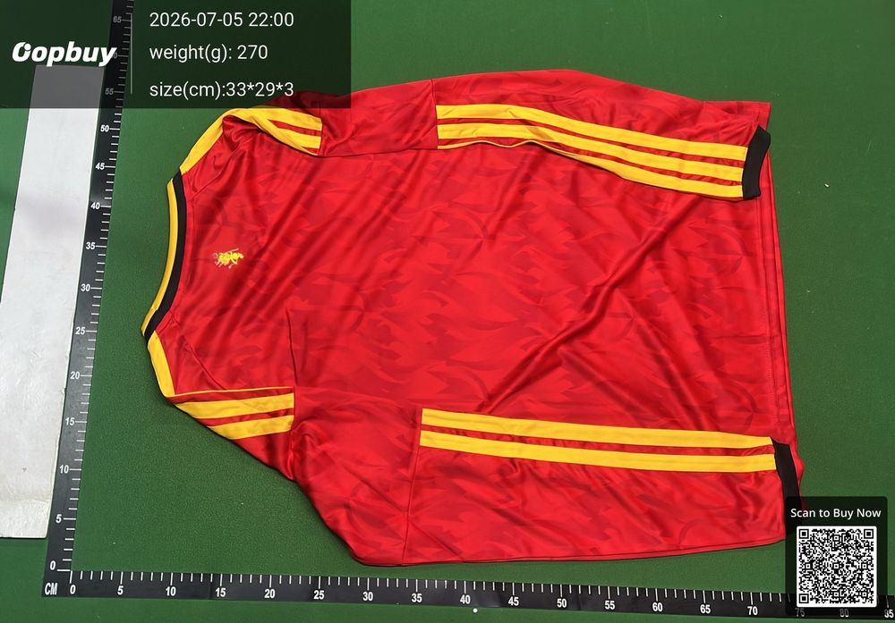 2026 FIFA World Cup Belgium Home Long Sleeve Fan Version QC photo 3